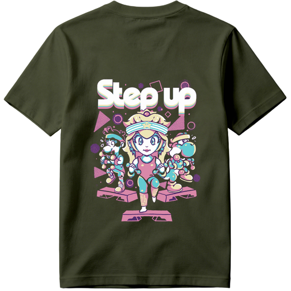 Step Up: Princess Peach, Mario, and Yoshi in Sync - Tee