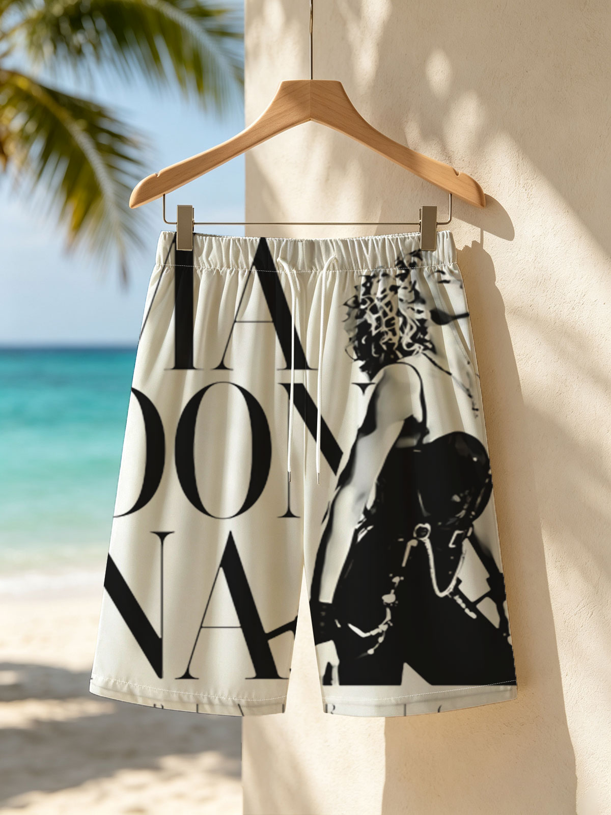 Madonna: Iconic Performance Artwork -  Beach shorts