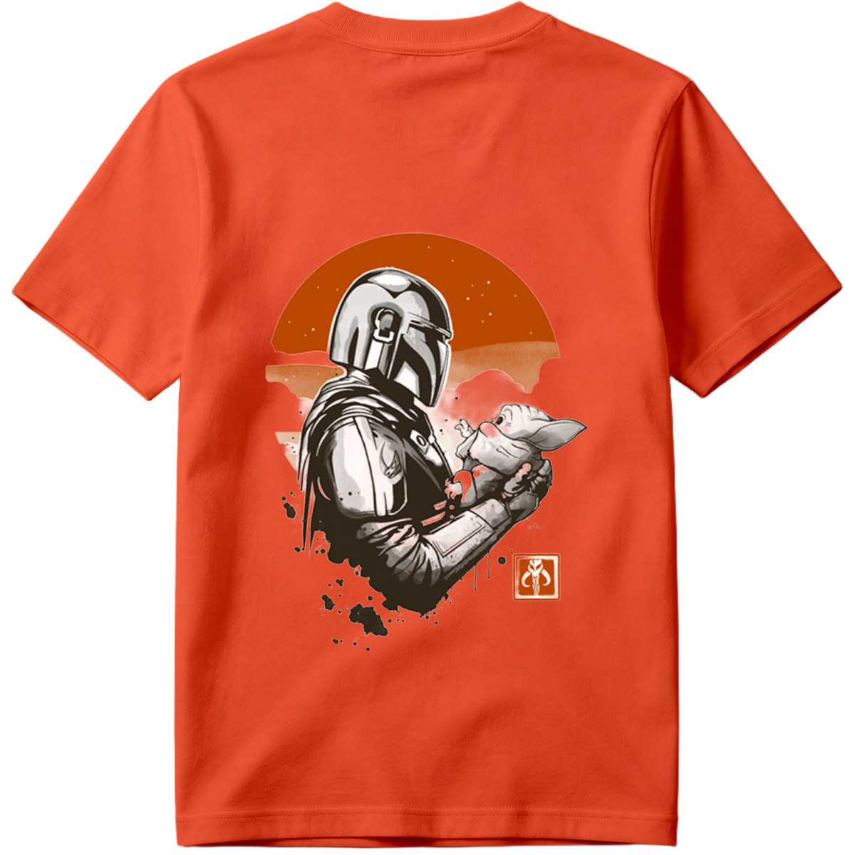 The Mandalorian and Grogu Under the Sunset - Tee