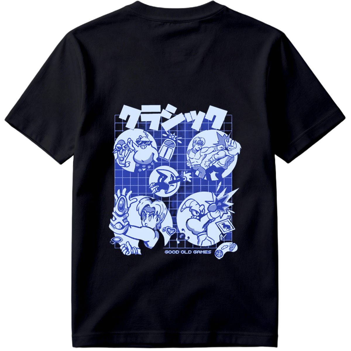 Classic Gaming Characters: Sonic, Knuckles, Tails, and Dr. Eggman - Tee
