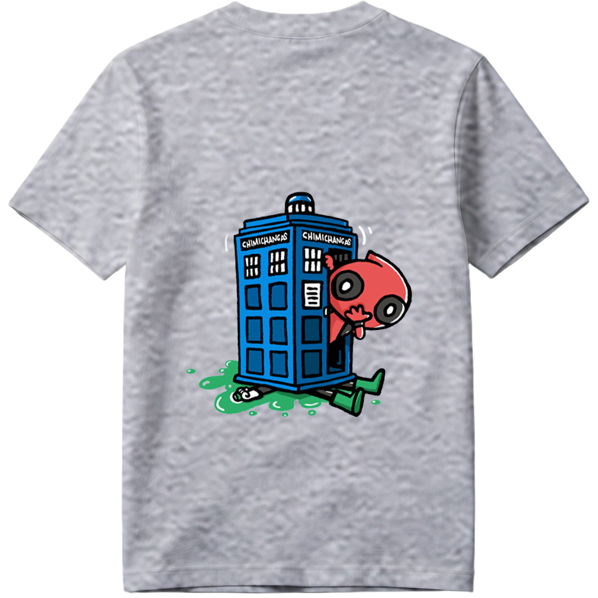 Rick and Morty Meets Doctor Who: Chimichangas TARDIS - Tee