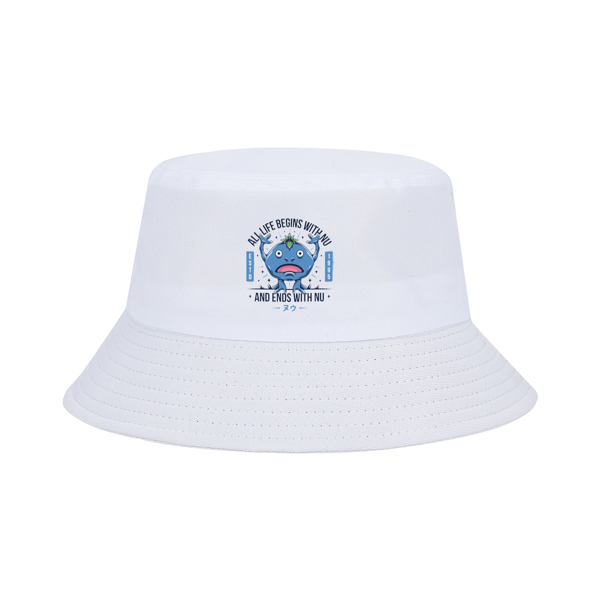 Nu the Blue Creature: All Life Begins and Ends with Nu - Fisherman's Hat