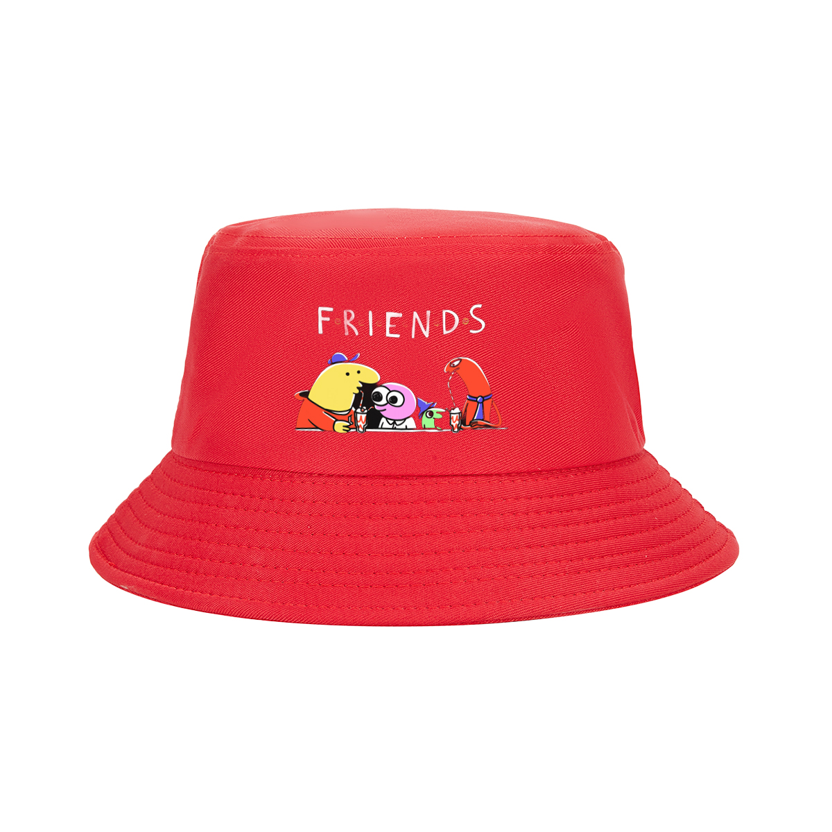 Friends: The Animated Characters Enjoying Drinks Together - Fisherman's Hat