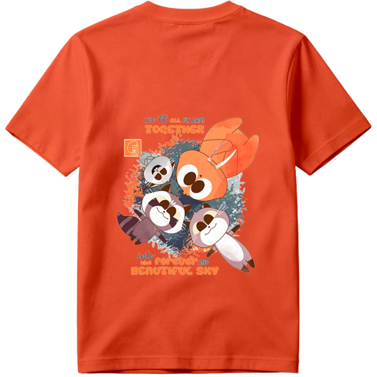 Kiff and Friends Fly Together Into the Forever Beautiful Sky - Tee