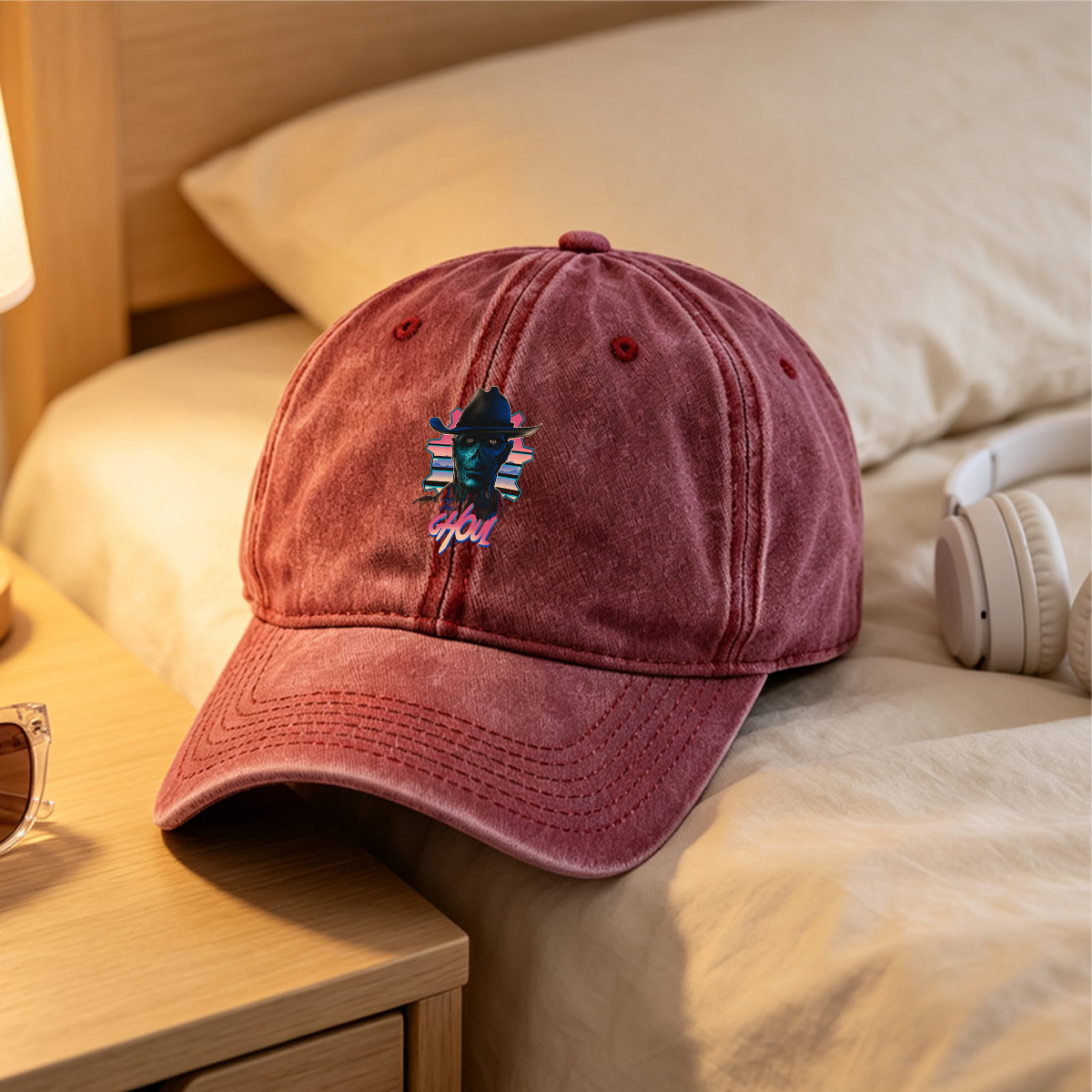 The Ghoul: Fallout Character Art - Washed Denim - Baseball Cap