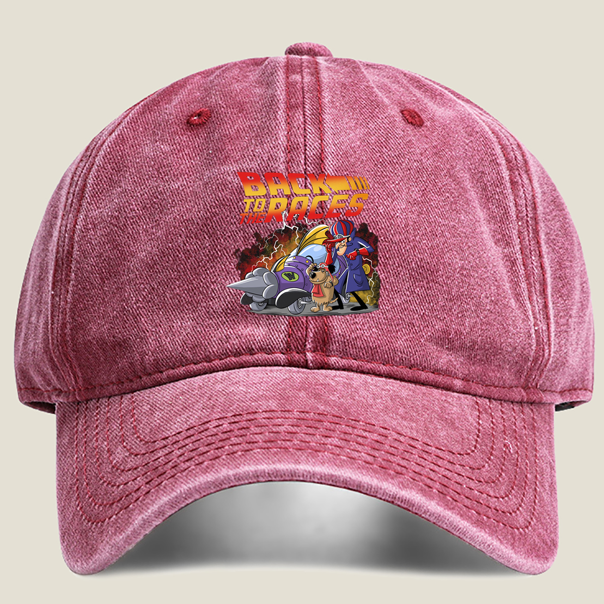 Back to the Races: Wile E. Coyote and the Road Runner - Washed Denim - Baseball Cap