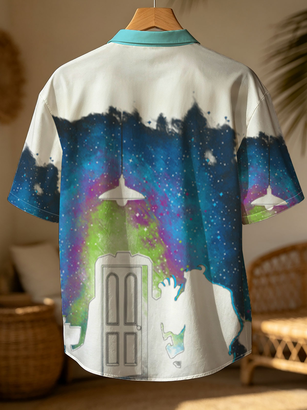 Doctor Who: The TARDIS Door Opens to a Cosmic Sky -  Shirt