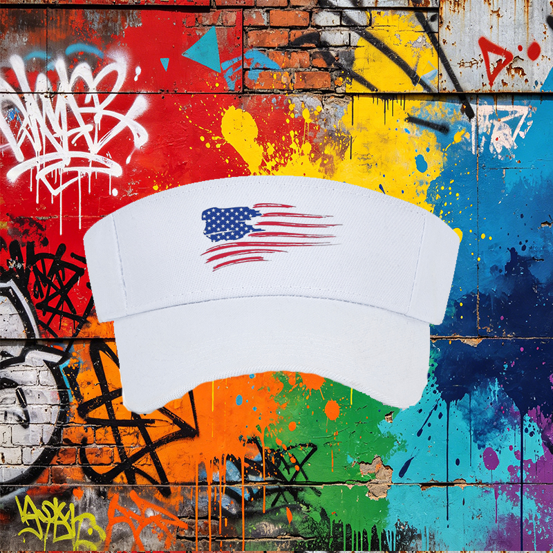 Unisex Classic Mesh Back Cap with American Flag Print Design - Lightweight Breathable Sun Hat for Outdoor Activities, Perfect for Adults Seeking Patriotic Style During Travel, Hiking, and Casual Wear
