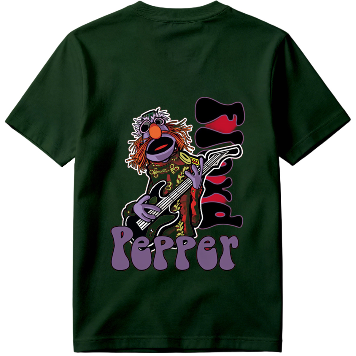 Animal from The Muppets Playing Guitar with 