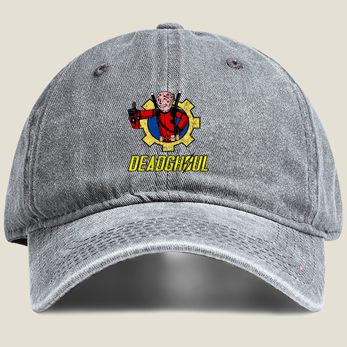 Deadpool Gear Logo - Washed Denim - Baseball Cap