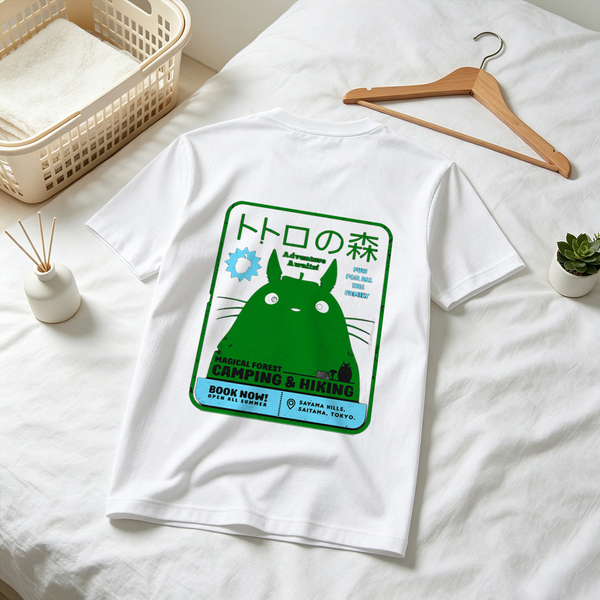 Totoro Forest Adventure: Camping & Hiking in Sayama Hills - Tee