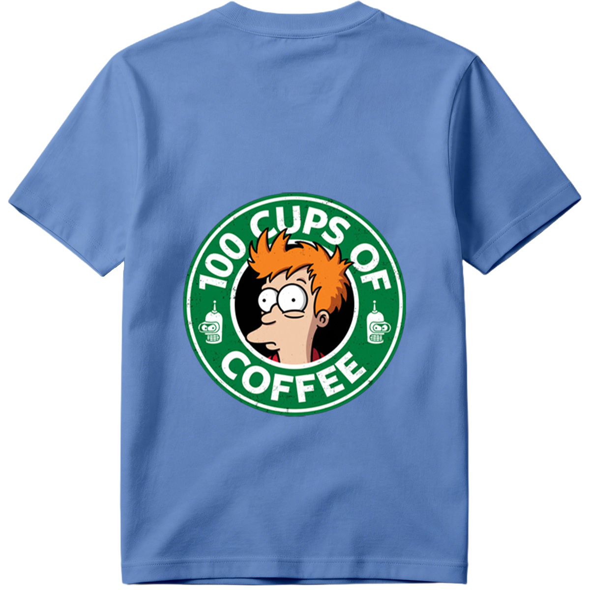 Futurama: Fry and Bender - 100 Cups of Coffee - Tee
