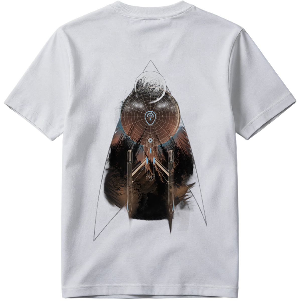 Star Trek: Enterprise and Moon - Tee