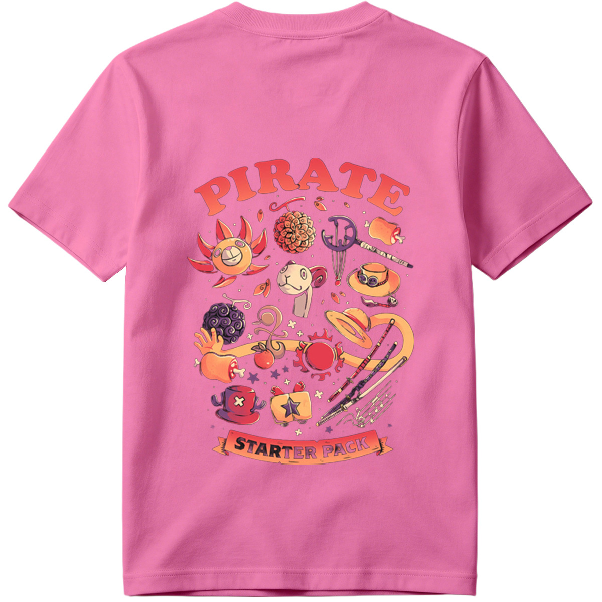 Pirate Starter Pack: A Whimsical Adventure with Captain and Crew - Tee