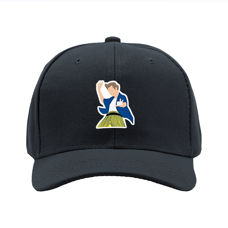 1pc New Baseball Cap with Japanese Samurai Print and Text Unisex Adjustable Hat for Outdoor Activities and Casual Wear Suitable for Adults