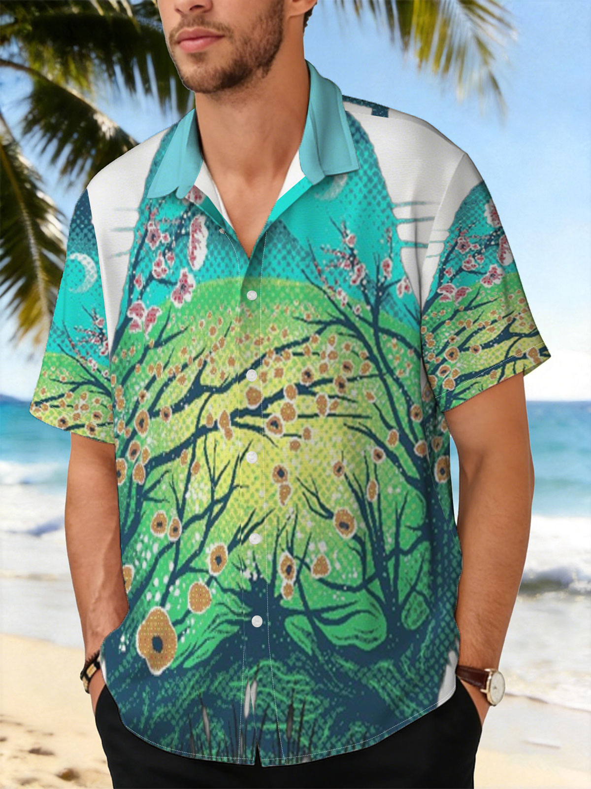 Totoro Landscape Art -  Shirt