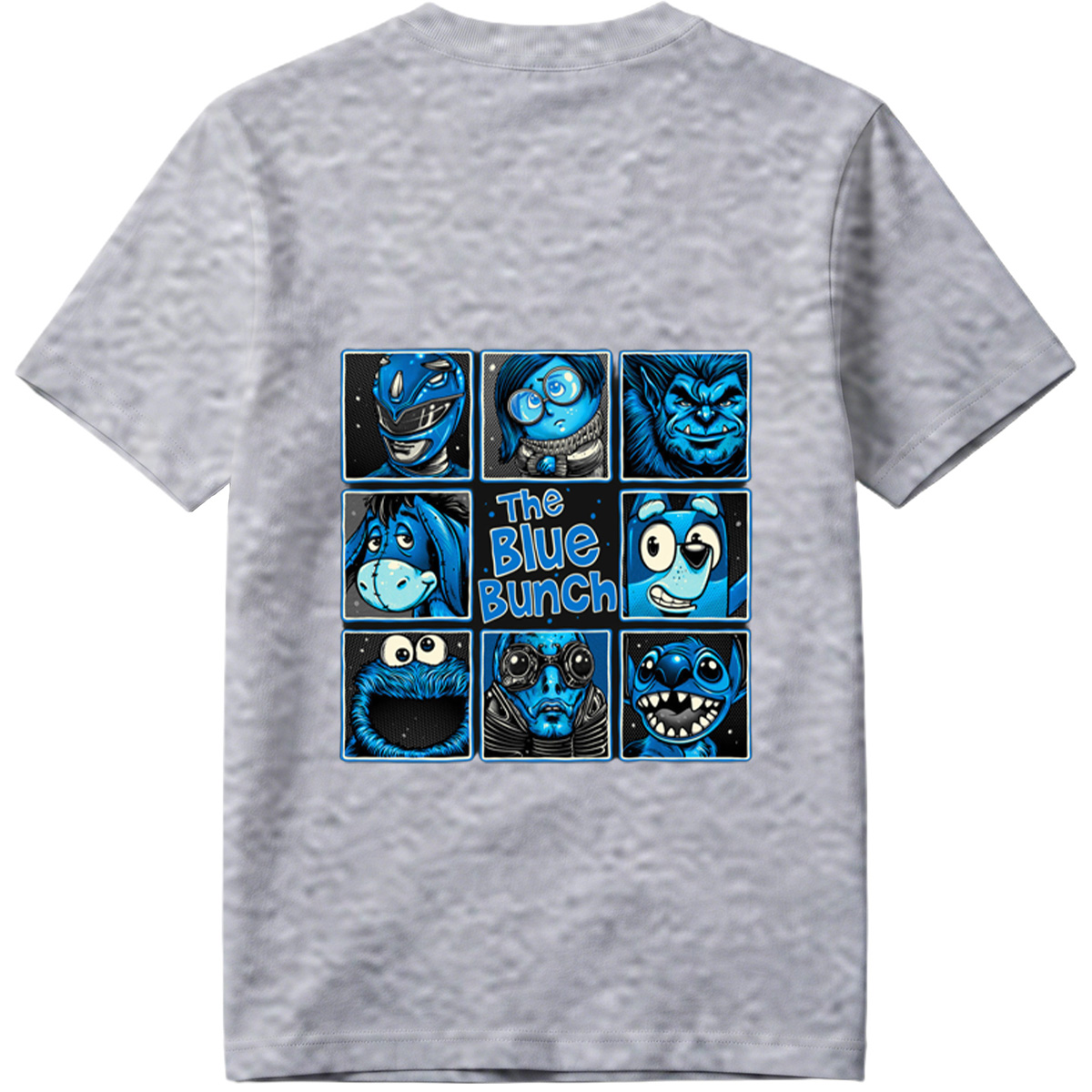 The Blue Bunch: A Collection of Blue Characters - Tee