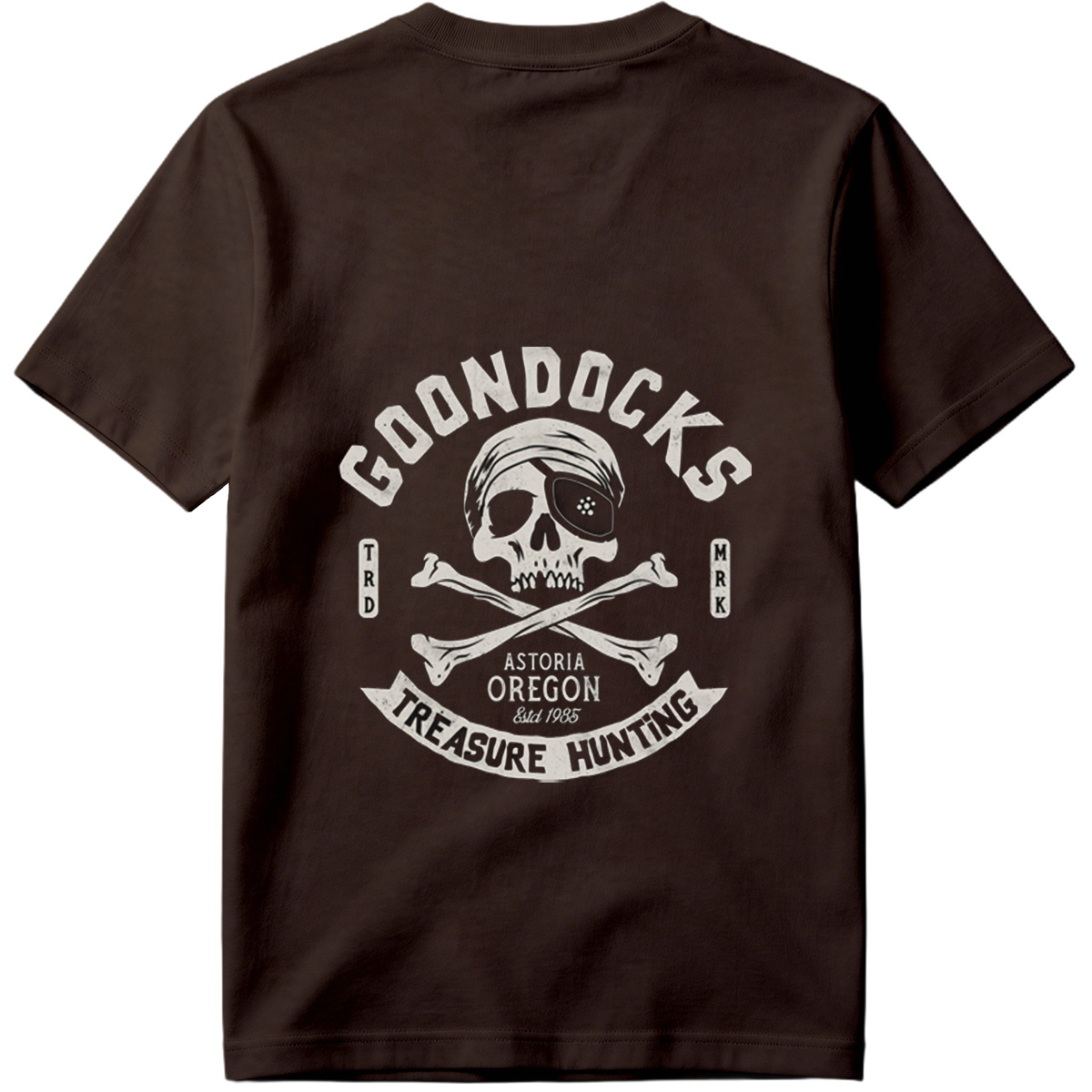 Goondocks Treasure Hunting Skull Logo - Tee