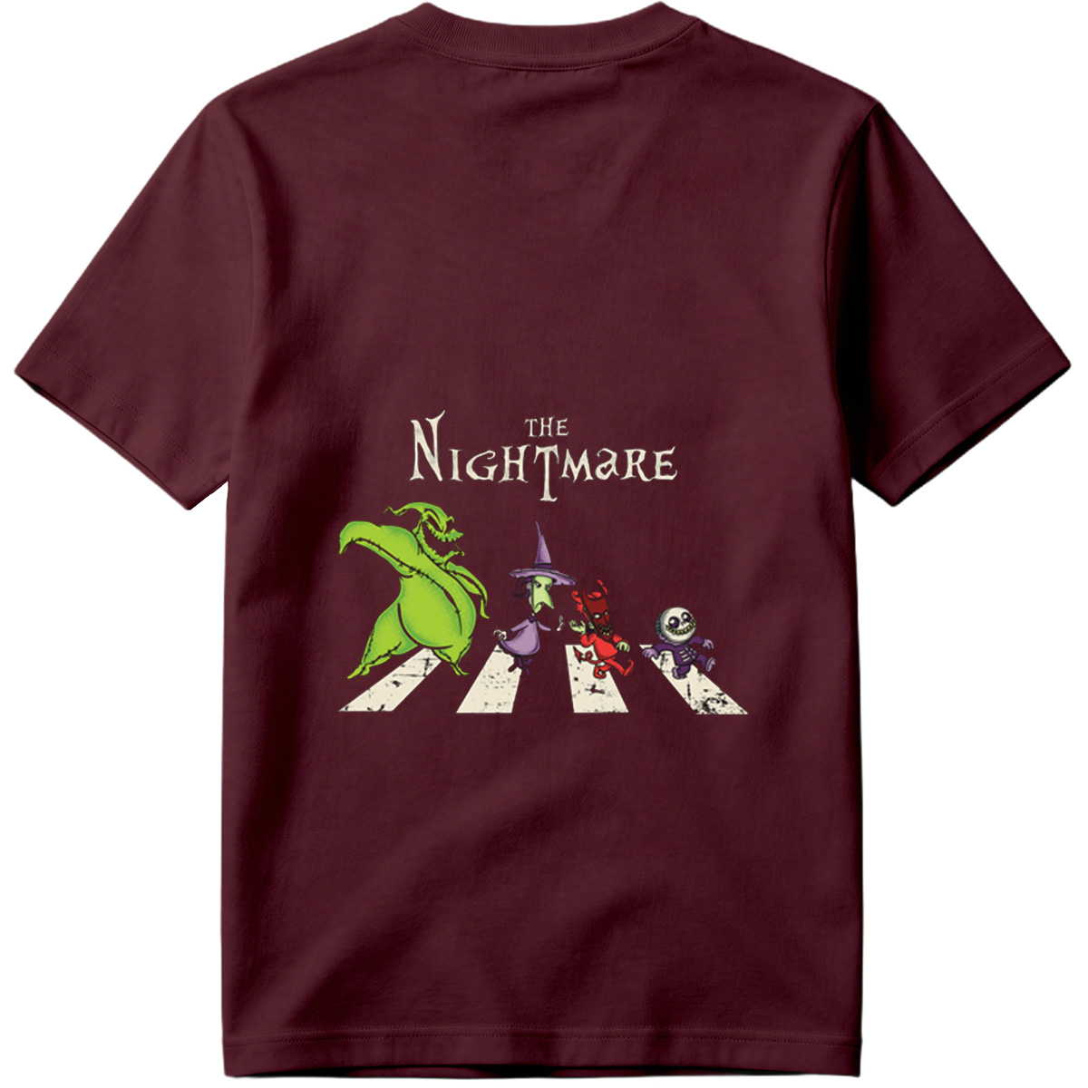 The Nightmare: Oogie Boogie, Witch, Devil, and Jack Skellington Crossing - Tee