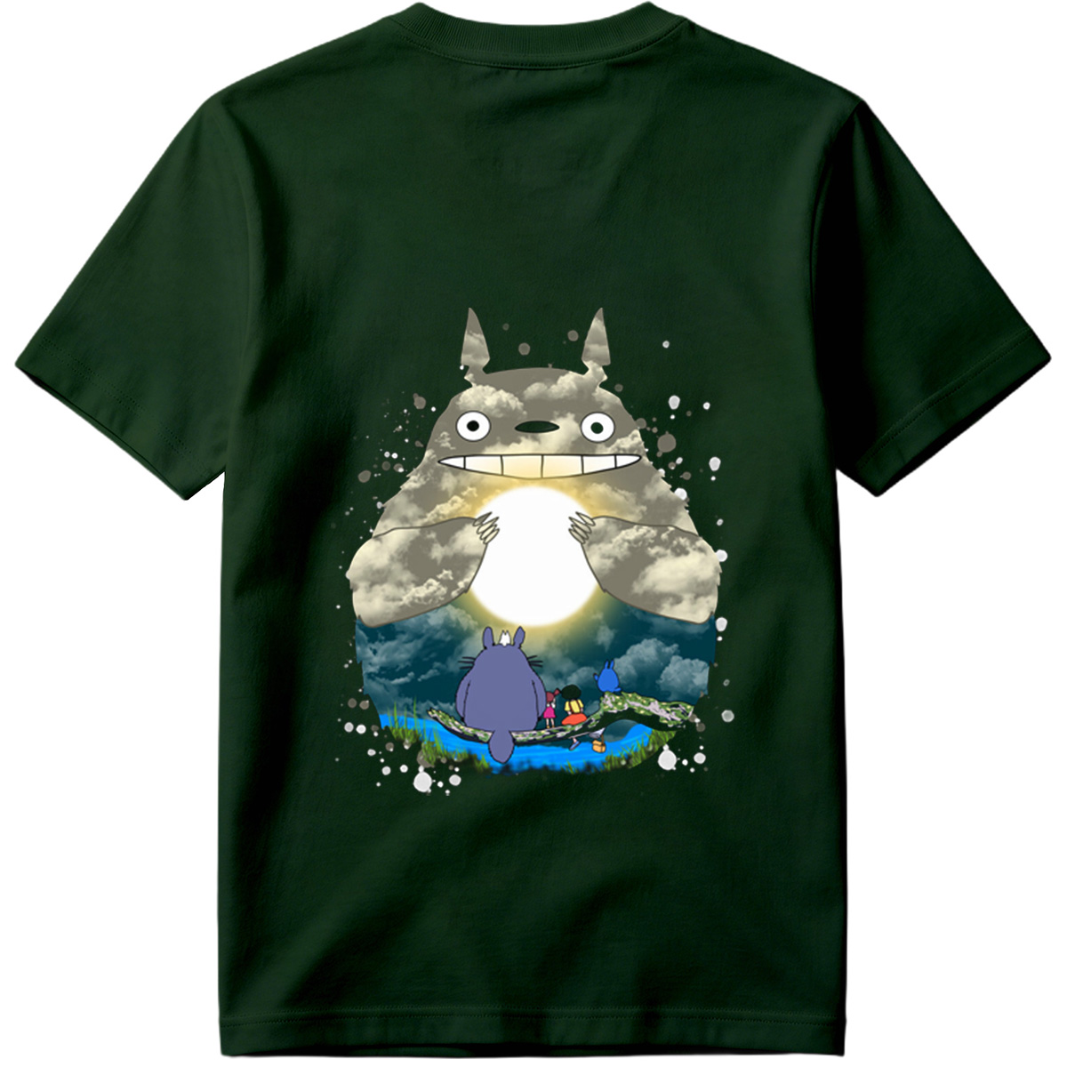 Totoro and Friends Under the Moonlight - Tee