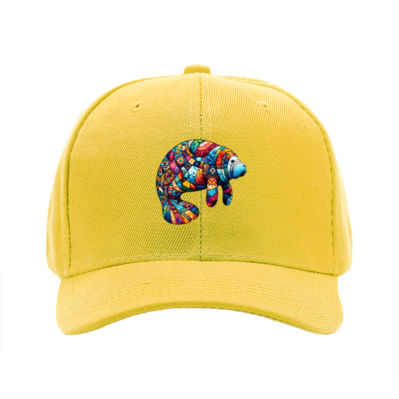 1pc New Baseball Cap Colorful Mosaic Bear Print Unisex Adjustable Hat for Outdoor Activities and Casual Wear Adults Fashion Accessory
