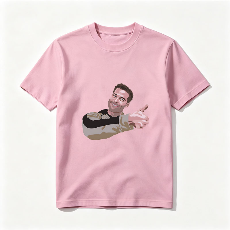 Ryan Reynolds pointing with a smile - Tee