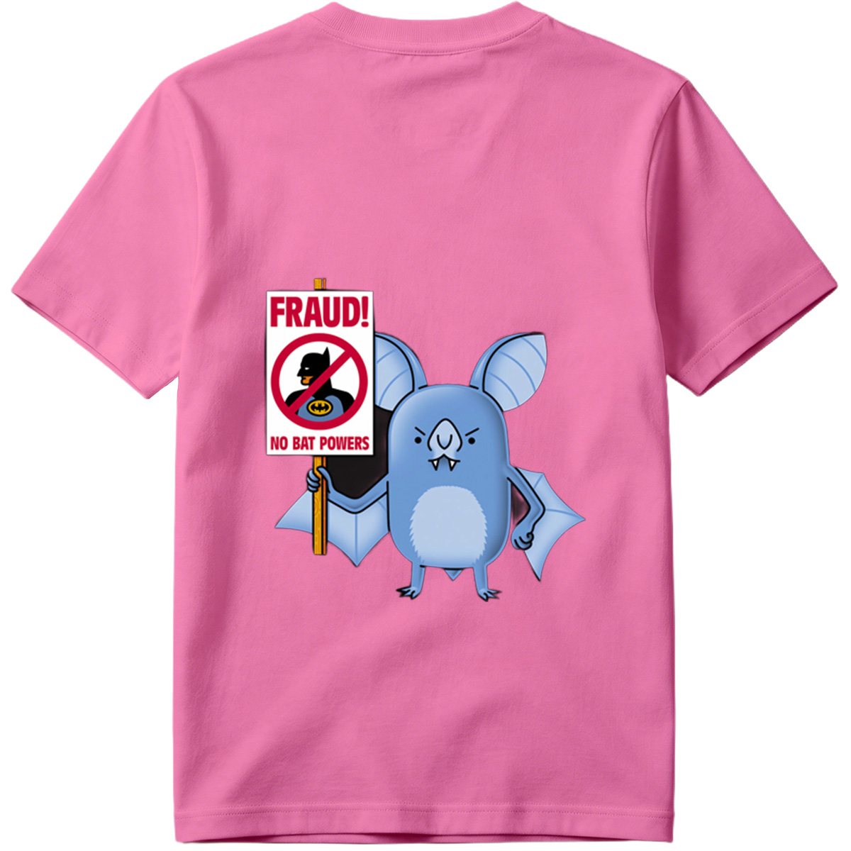 Batman and Bat Creature Protest Fraud - Tee