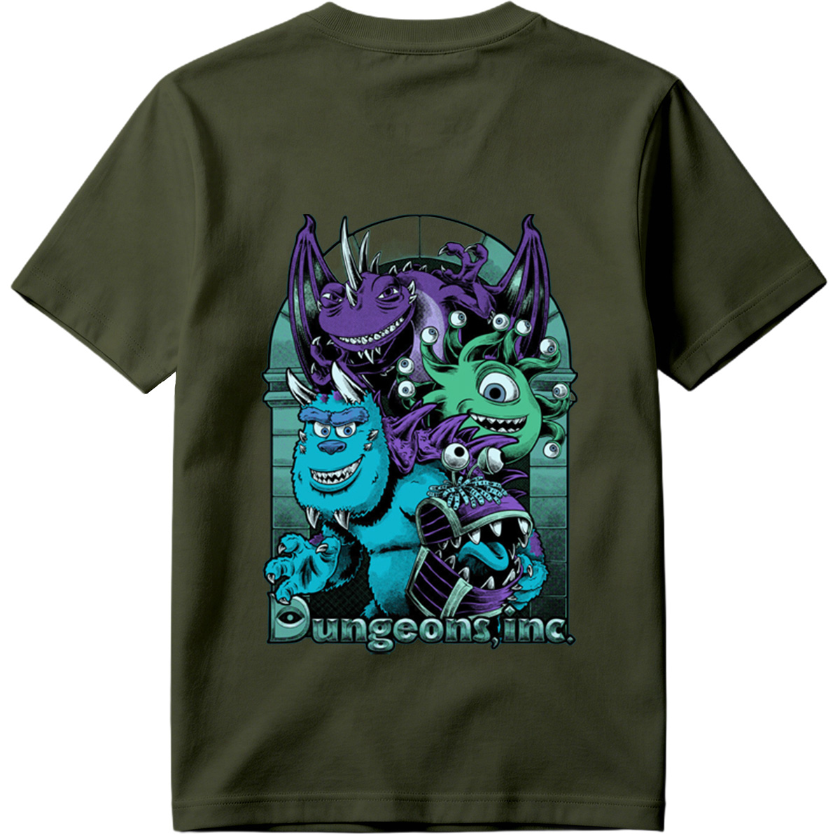 Dungeons, Inc. - Sulley, Mike, and Monsters - Tee