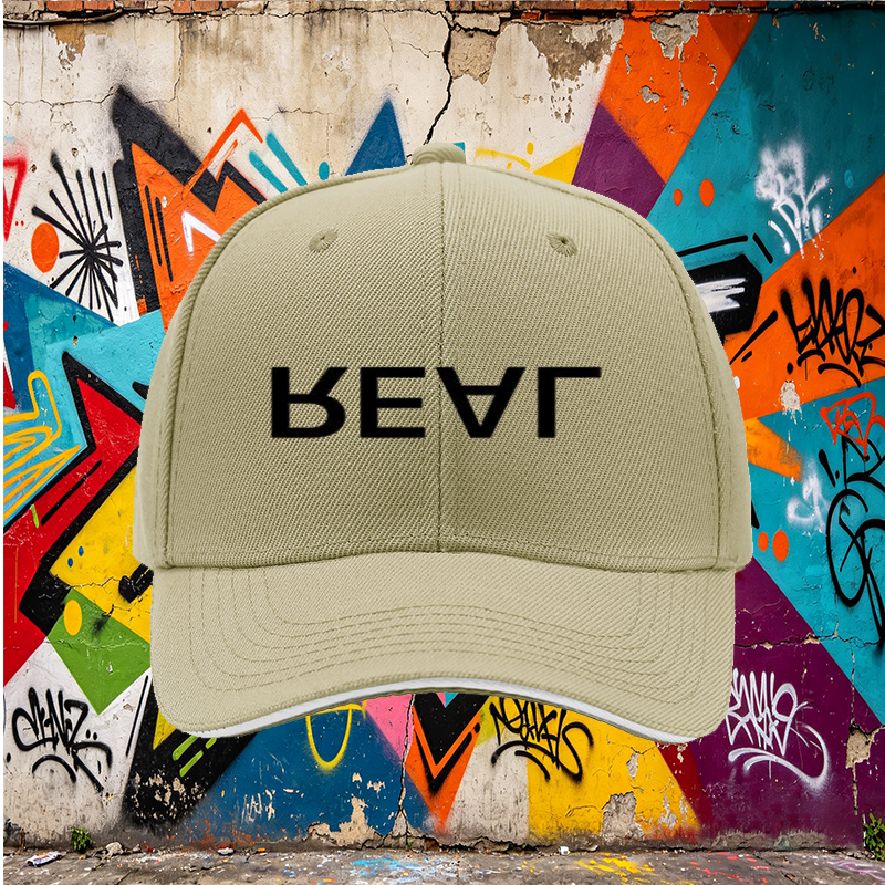 Unisex Classic Sandwich Hat with Real Print Design – Perfect for Outdoor Activities, Casual Wear, and Everyday Use – Ideal for Adults Seeking Stylish and Comfortable Headwear