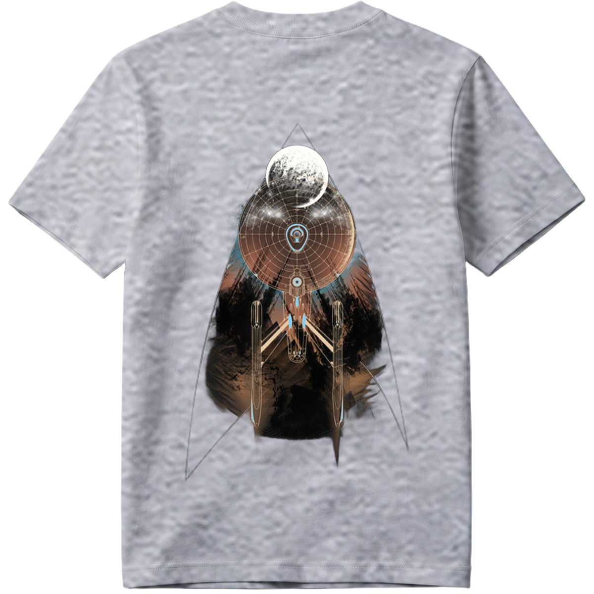 Star Trek: Enterprise and Moon - Tee