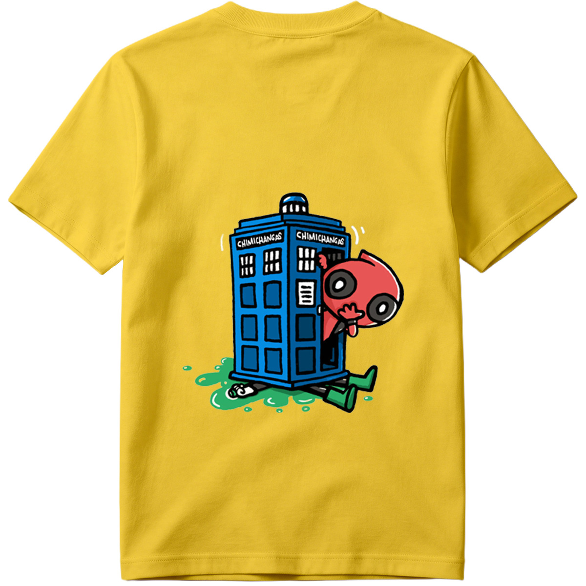 Rick and Morty Meets Doctor Who: Chimichangas TARDIS - Tee