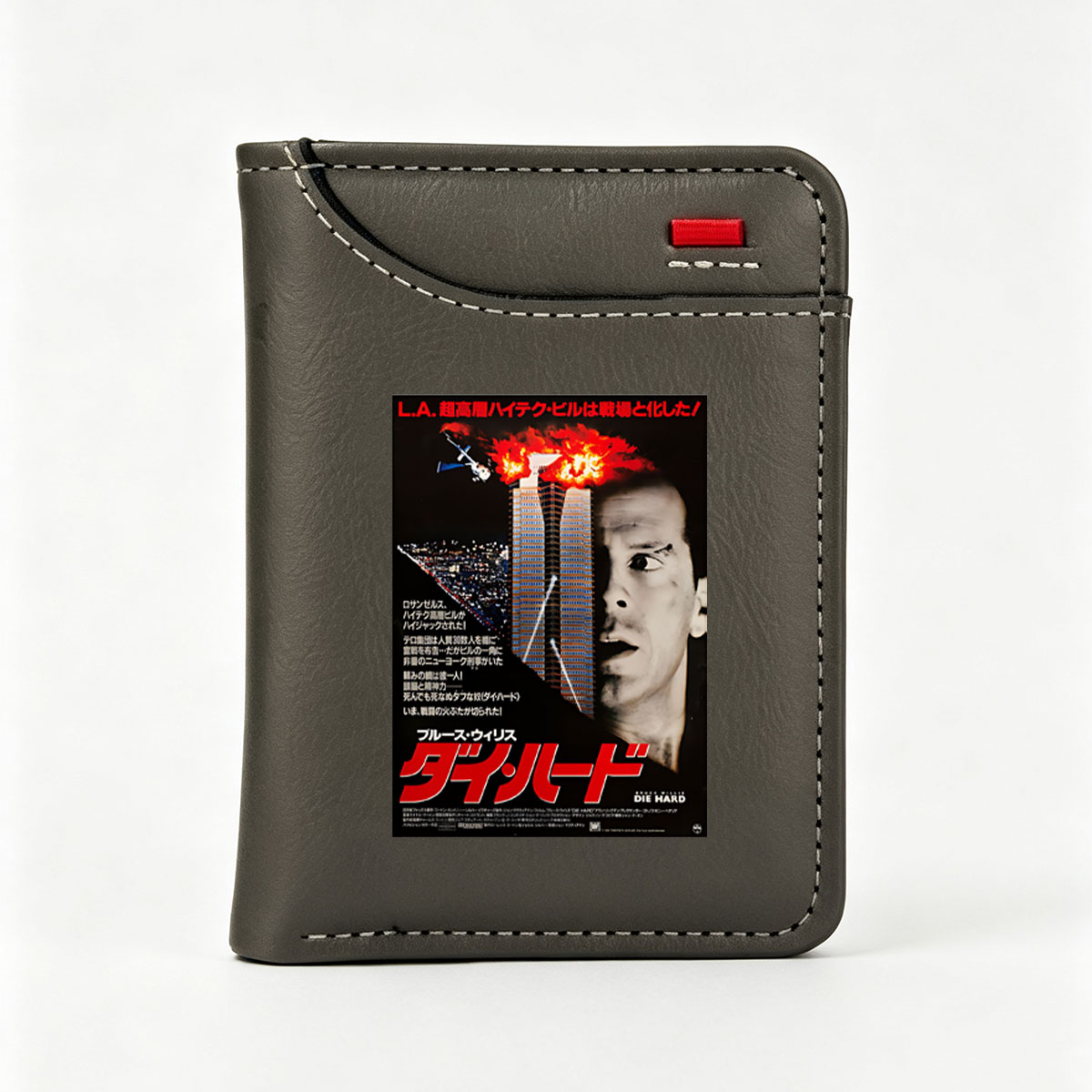 Die Hard - Bruce Willis, Los Angeles, High-Tech Building, Action, Thriller - Vertical Style Wallet