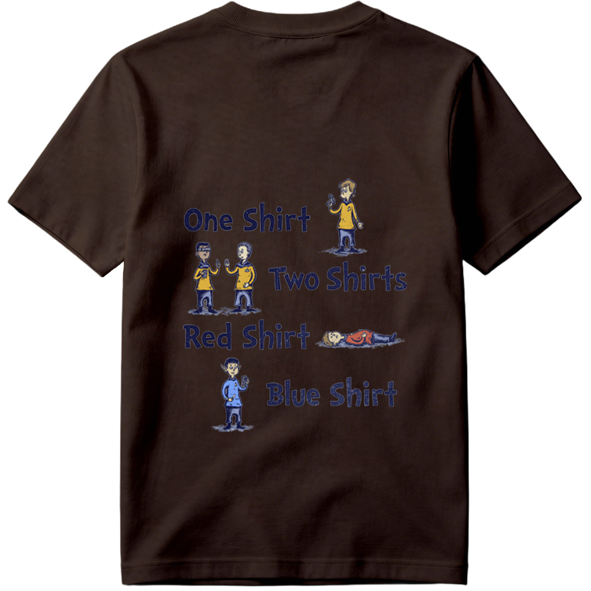 Star Trek: One Shirt, Two Shirts, Red Shirt, Blue Shirt - Tee