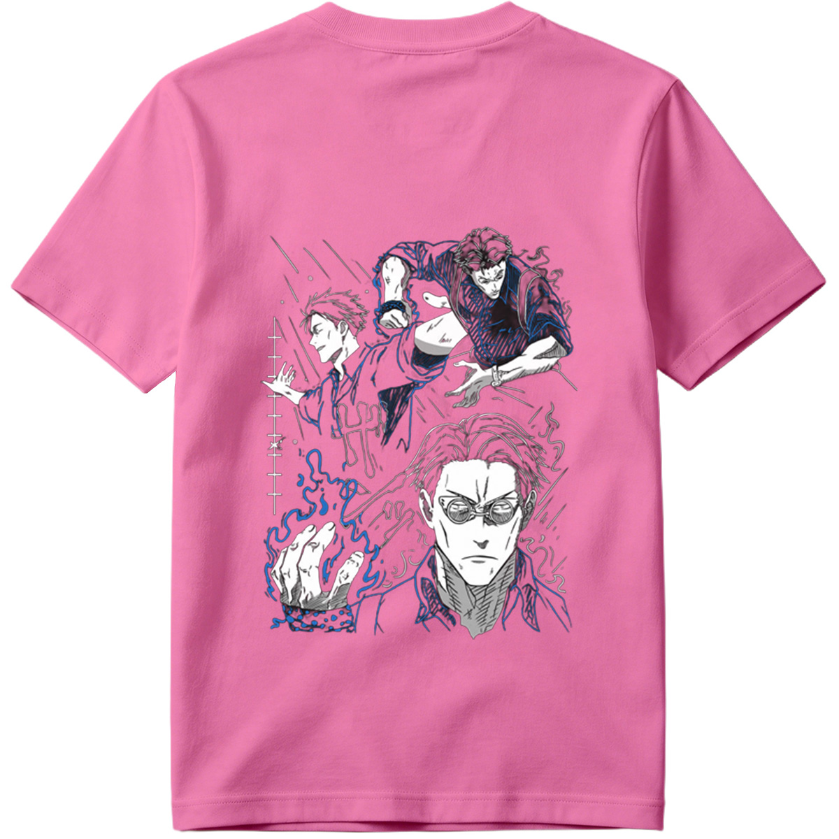 Jujutsu Kaisen: Sukuna, Megumi Fushiguro, and Satoru Gojo - Tee