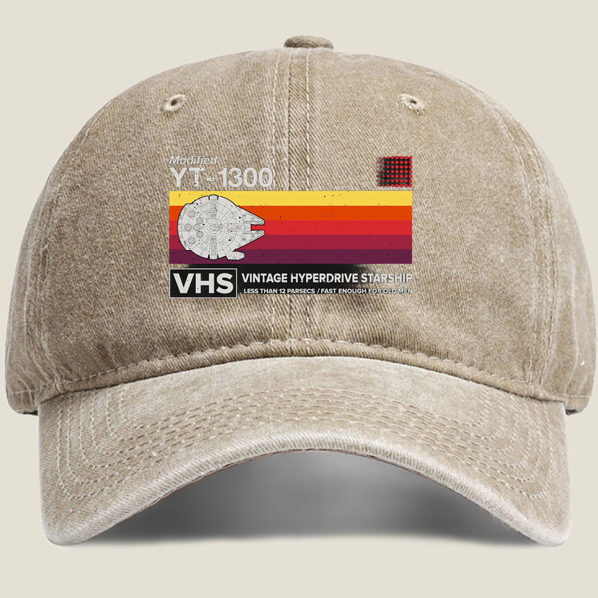Modified YT-1300 Vintage Hyperdrive Starship - Washed Denim - Baseball Cap