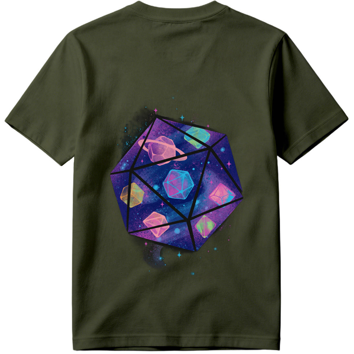 Cosmic Dice: Galaxy Gems and Planets - Tee