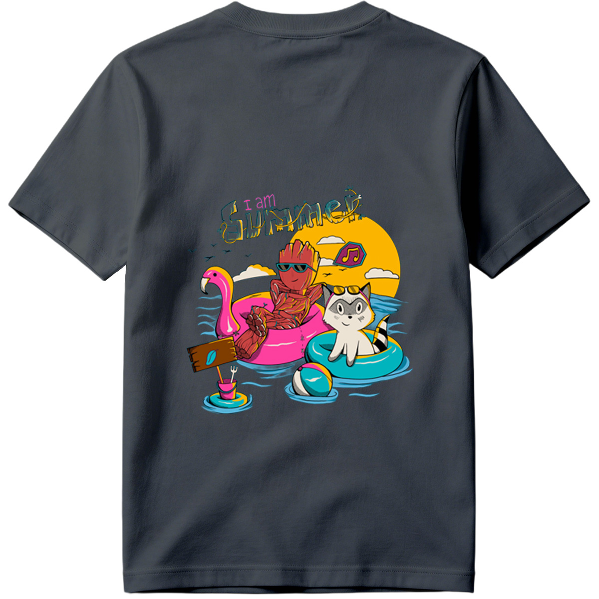 Guardians of the Galaxy: Groot and Rocket Summer Vibes - Tee