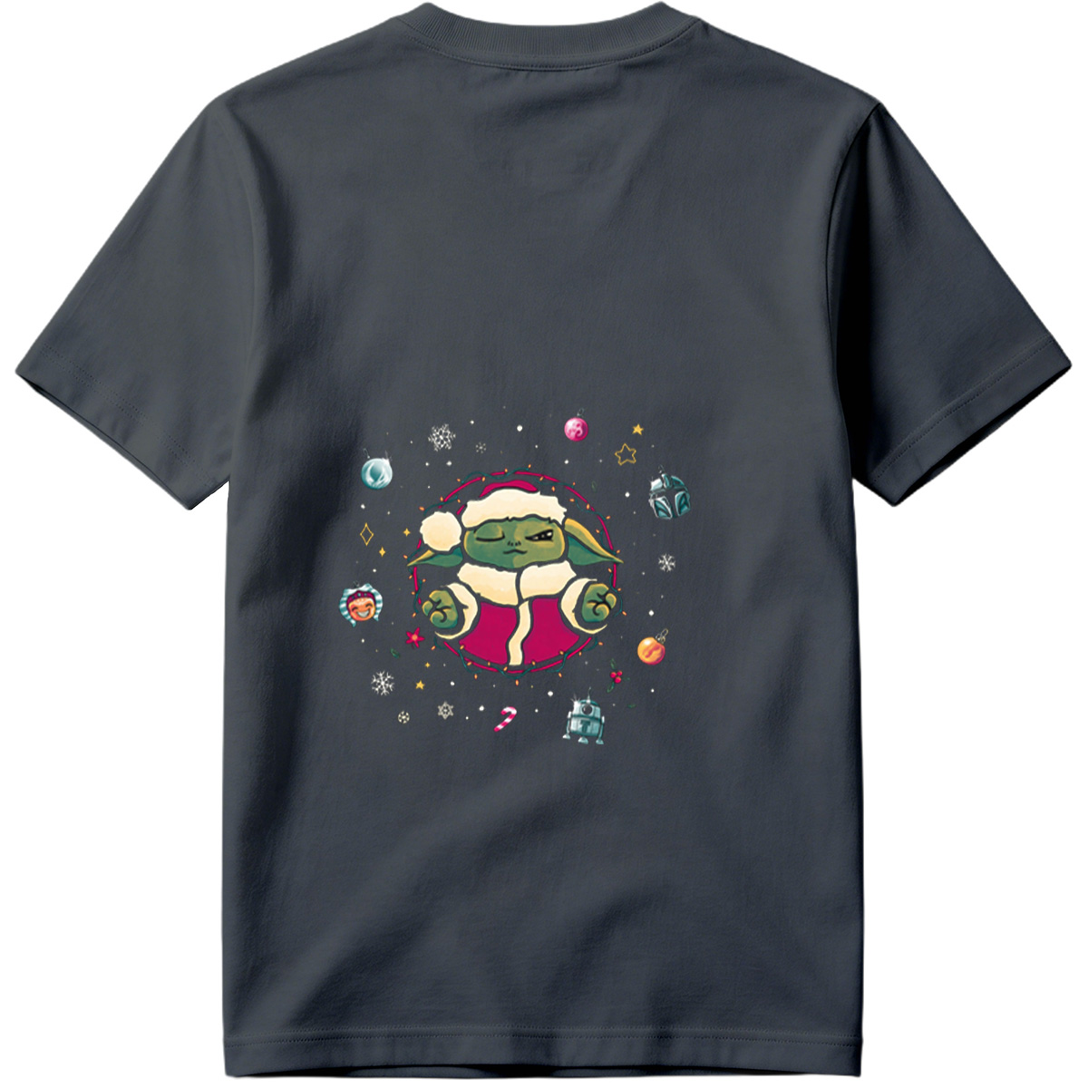 Baby Yoda Christmas Holiday Art - Tee