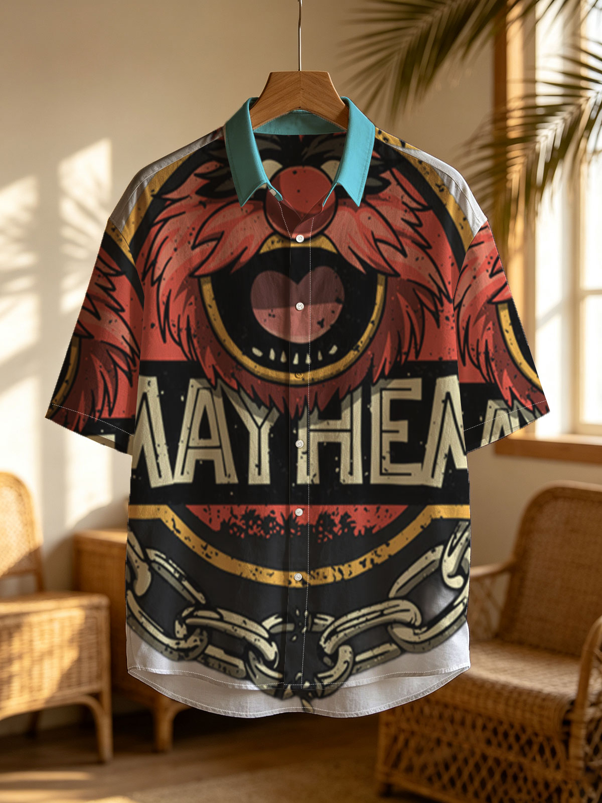 Animal from The Muppets: Mayhem Logo -  Shirt