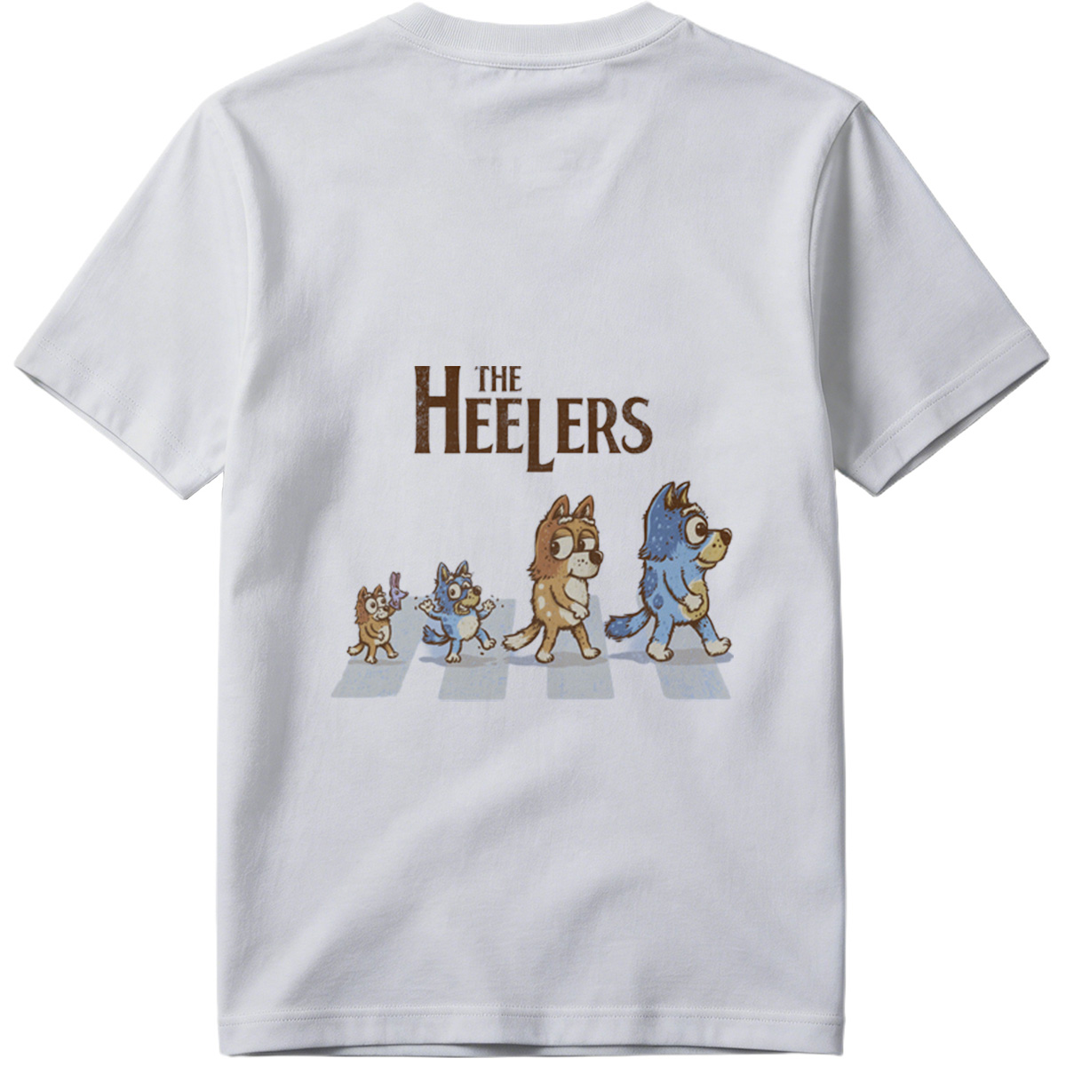 The Heelers: Bluey, Bingo, Bandit, and Mum Dog - Tee