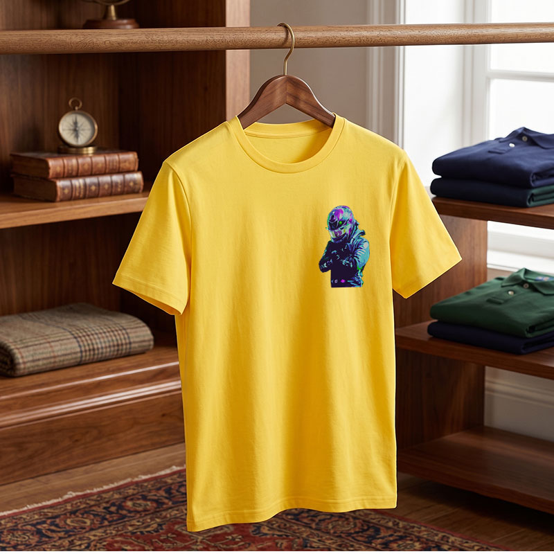 Futuristic Racer in Neon Gear - Tee
