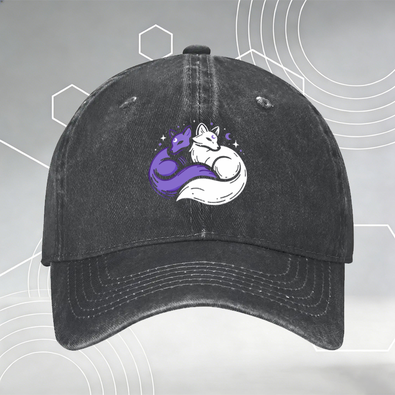New Baseball Cap with Cute Christmas Cow Print 