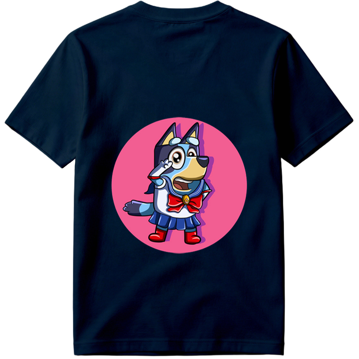 Bluey in Sailor Moon Costume - Tee