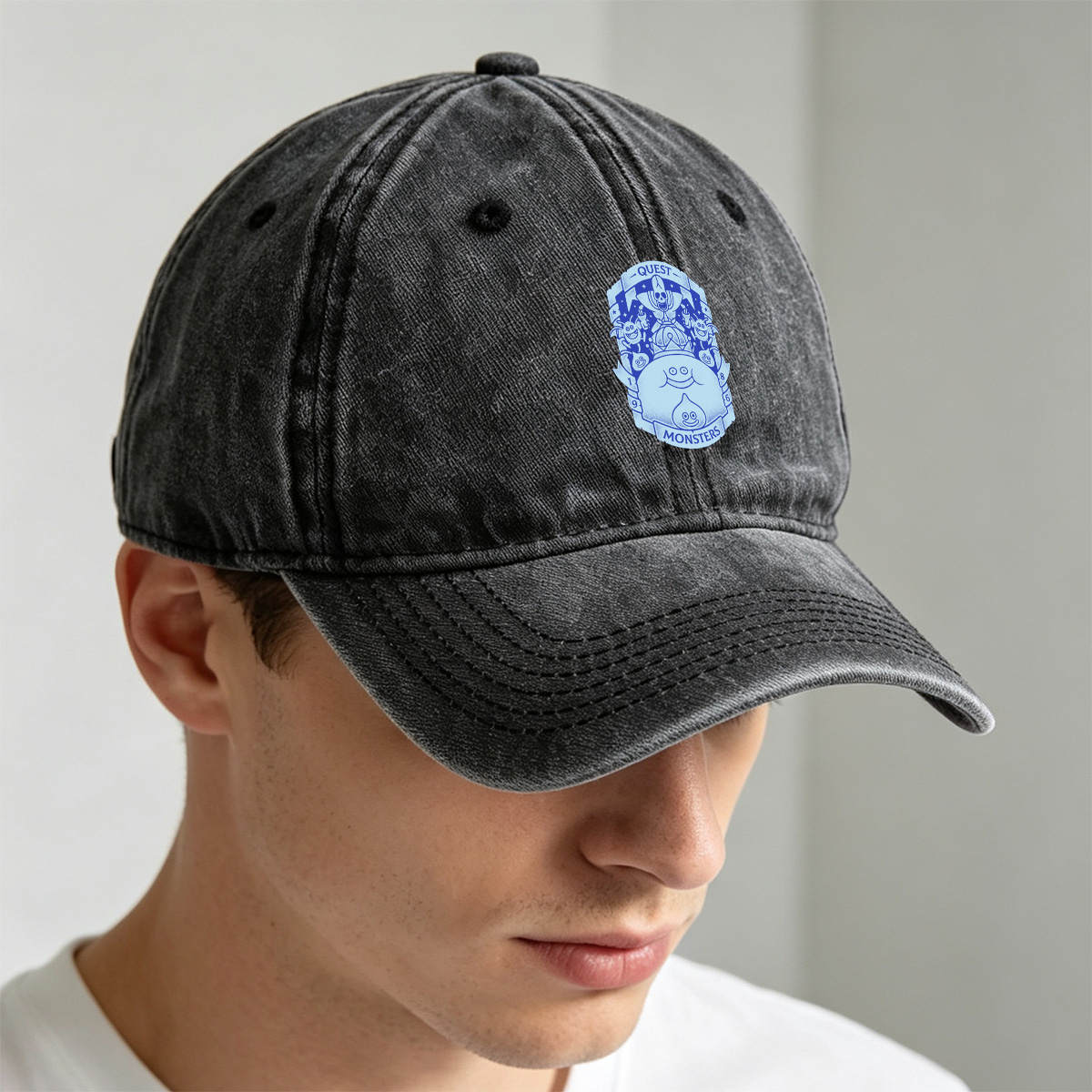 Quest Monsters: King Slime and Friends - Washed Denim - Baseball Cap