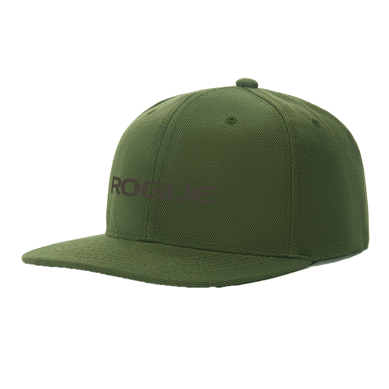 Flat Brim Baseball Cap Rogue Logo Print Streetwear Underground Skate Style Basketball Court Skate Park Urban Outfit for Skaters Rappers Streetwear Enthusiasts