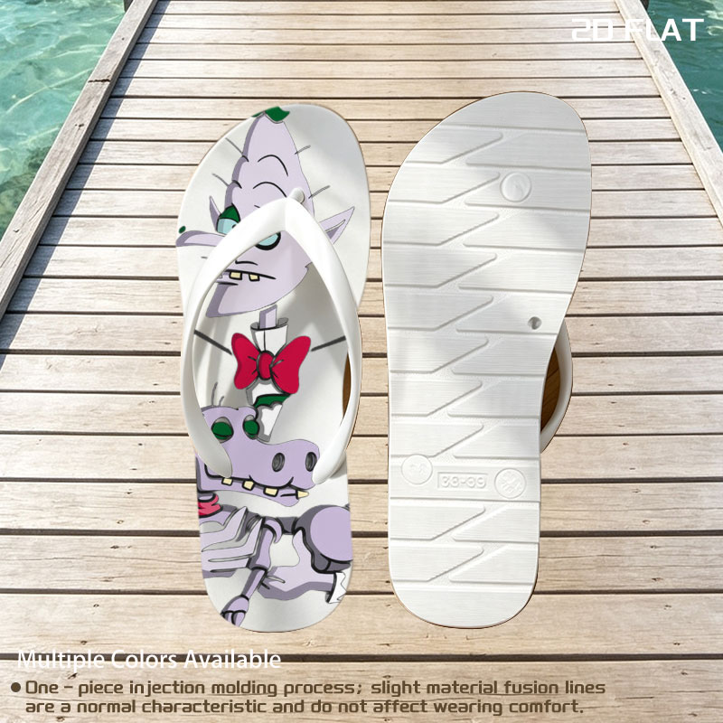 Squidward and Squidward's Pet in Formal Attire -  flip-flops