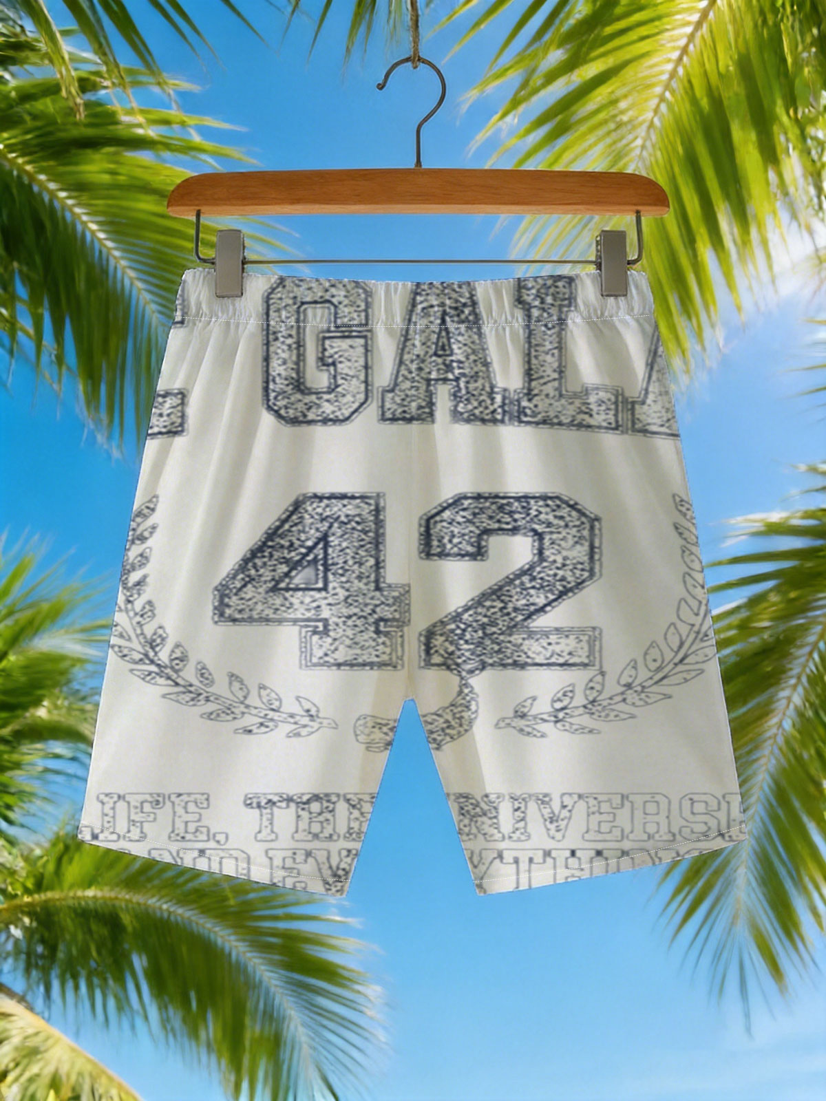 The Galaxy 42: Life, the Universe, and Everything -  Beach shorts