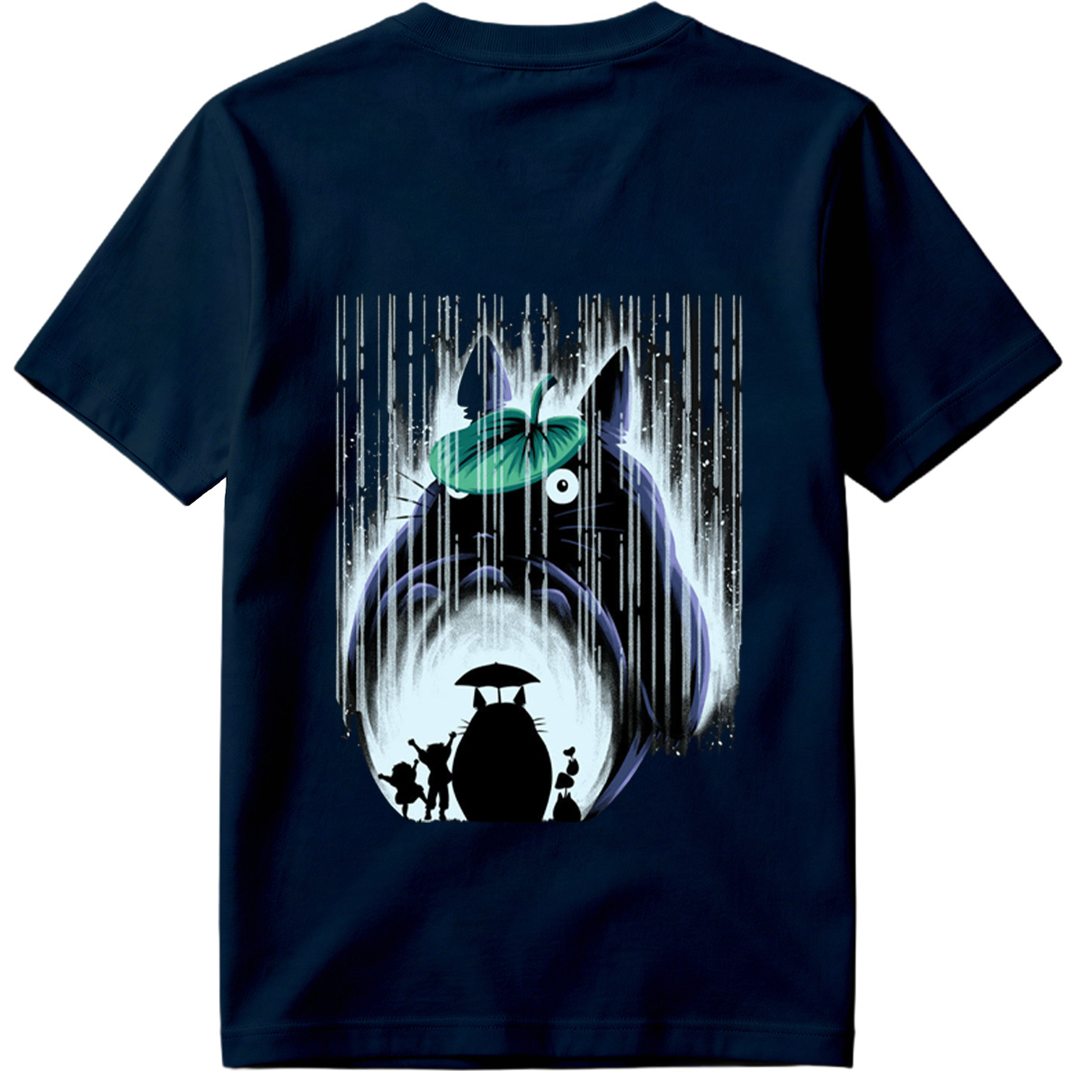 Totoro and Friends in the Rain - Tee