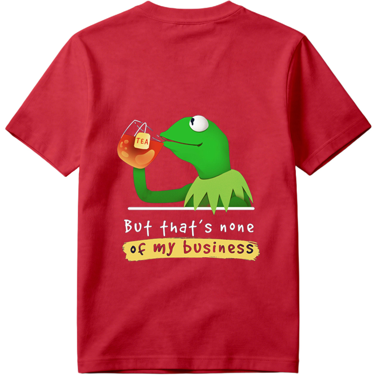 Kermit the Frog Sipping Tea: 
