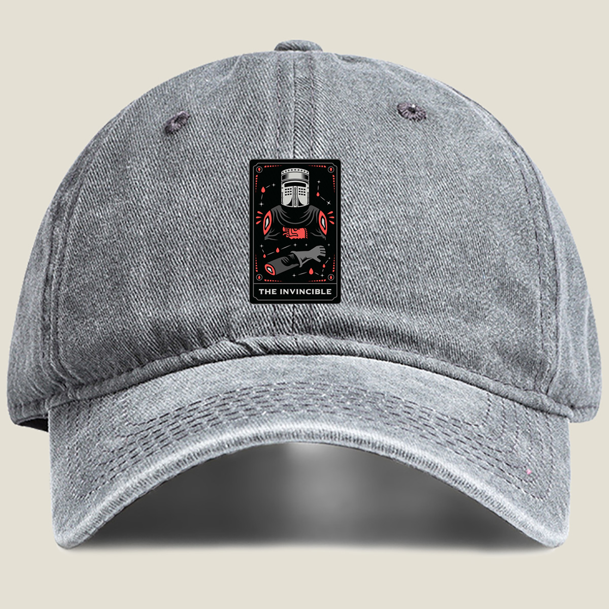 The Invincible Knight - Washed Denim - Baseball Cap